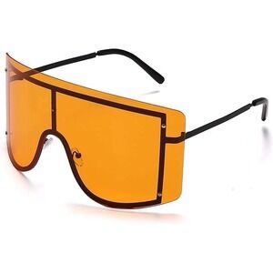 Shield Sunglasses Oversized‎ Visor Sunglasses UV400 Protection Fashion Festival